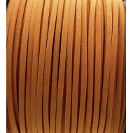 Suede-koord-3mm-Coral-Koraal